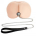 Силіконова анальна пробка Art of Sex Metal Anal Plug with Leash size S з повідцем Black