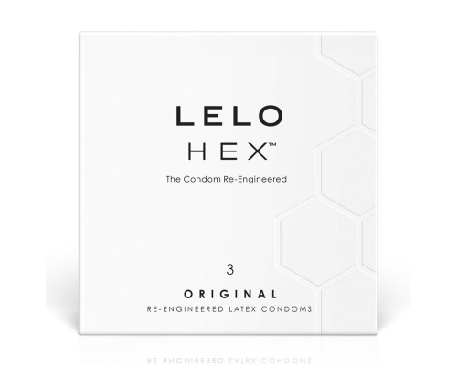 Презервативы LELO HEX Condoms Original 3 Pack