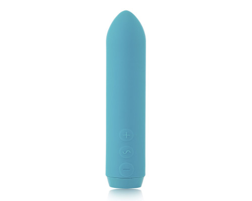 Мінівібратор Je Joue - Classic Bullet Vibrator Teal з глибокою вібрацією і фіксацією на палець