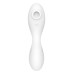 Satisfyer Curvy Trinity 5+ White – вакуумний смарт-вібратор білий