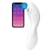 Satisfyer Curvy Trinity 5+ White – вакуумний смарт-вібратор білий