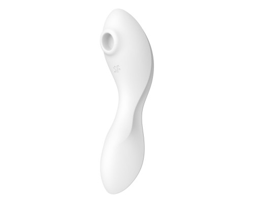 Satisfyer Curvy Trinity 5+ White – вакуумний смарт-вібратор білий