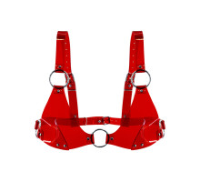 Ліф класичний Feral Feelings - Bikini Top Red Trasparent