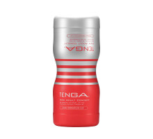 Мастурбатор Tenga Dual Feel Cup двосторонній, із двома незалежними каналами