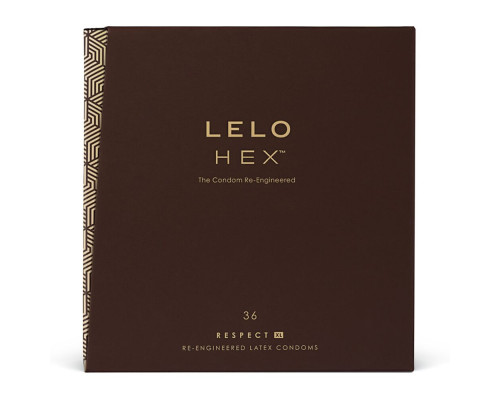 Презервативы LELO HEX Condoms Respect XL 36 Pack