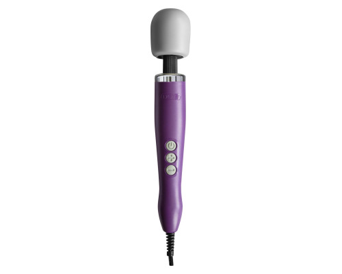 Вібромасажер DOXY Original Purple, дуже потужний, живлення 220В, пульсуючі вібрації