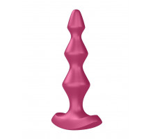 Анальный стимулятор-бусины с двумя моторами Satisfyer Lolli-Plug 1 Berry
