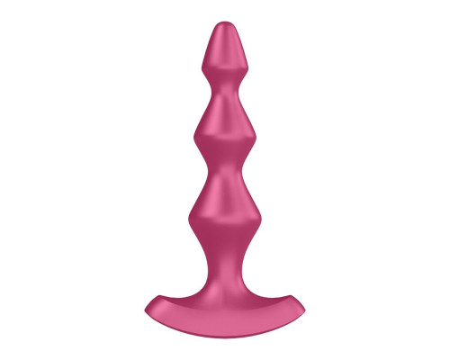 Анальный стимулятор-бусины с двумя моторами Satisfyer Lolli-Plug 1 Berry