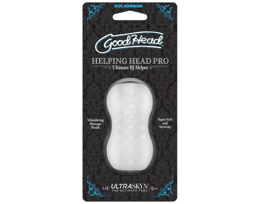 Мастурбатор Doc Johnson GoodHead - Helping Head Pro - Frost