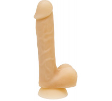 Фалоімітатор з пам'яттю форми, на присосці ADDICTION - DAVID 8″ Silicone Dong, віброкуля в подарунок