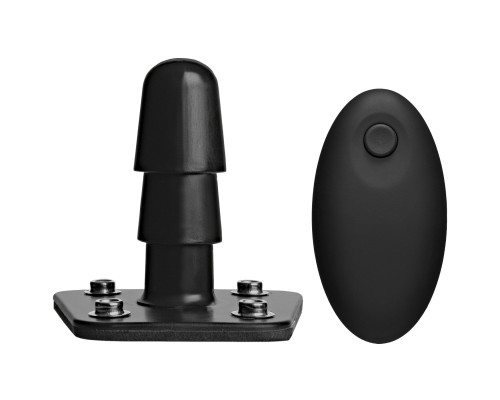 Набір для страпону Doc Johnson Vac-U-Lock VIBRATING Dual Density ULTRASKYN Set (м'ята упаковка)