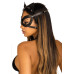Leg Avenue Vegan leather studded catmask Black