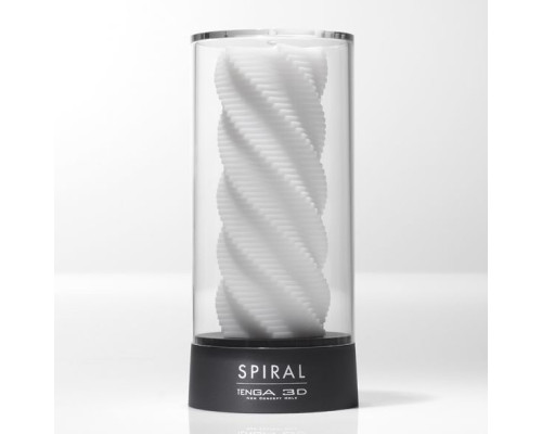 Мастурбатор Tenga 3D Spiral, дуже ніжний, з антибактеріального еластомеру зі сріблом