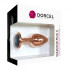 Металева анальна пробка із прикрасою у вигляді кристалу Dorcel - Diamond Plug S