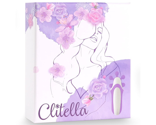 Стимулятор з імітацією оральних ласк FeelzToys - Clitella Oral Clitoral Stimulator Purple