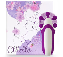 Стимулятор з імітацією оральних ласк FeelzToys - Clitella Oral Clitoral Stimulator Purple