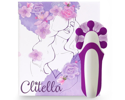 Стимулятор з імітацією оральних ласк FeelzToys - Clitella Oral Clitoral Stimulator Purple