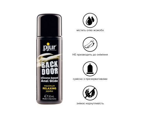 Анальная смазка pjur backdoor anal Relaxing jojoba silicone 30 мл на силиконовой основе с жожоба
