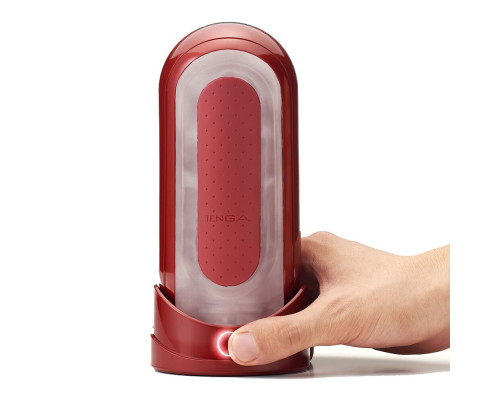 Мастурбатор із нагрівачем Tenga Flip Zero Red + Flip Warming Set
