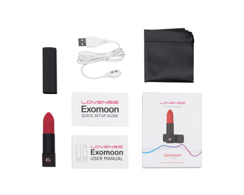 Вібратор Lovense Exomoon (Lipstick Vibrator)