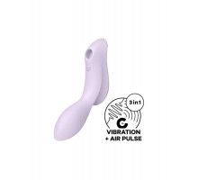 Вакуумний стимулятор із вібрацією Satisfyer Curvy Trinity 2 Violet