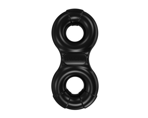 Эрекционное виброкольцо Bathmate Vibe Ring Eight, двойное, для члена и мошонки