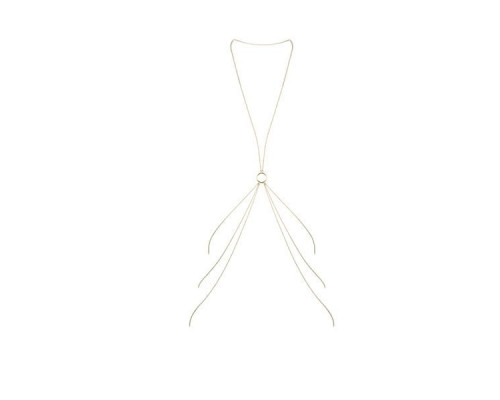Ланцюжок для тіла Bijoux Indiscrets Magnifique 8 Body Chain - Gold, прикраса для тіла