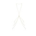 Ланцюжок для тіла Bijoux Indiscrets Magnifique 8 Body Chain - Gold, прикраса для тіла