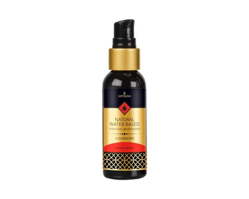 Смазка на водной основе Sensuva Natural Water-Based Strawberry (57мл) без глицерина и парабенов