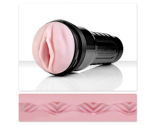 Мастурбатор вагина Fleshlight Pink Lady Vortex, ніжний реалістичний рельєф