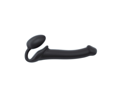 Безремневой страпон Strap-On-Me Black M, полностью регулируемый, диаметр 3,3см