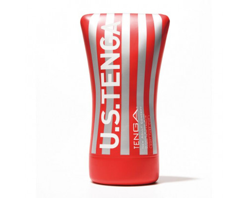 Мастурбатор Tenga US Soft Tube Cup (м’яка подушечка велика) стискається