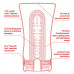 Мастурбатор Tenga US Soft Tube Cup (м’яка подушечка велика) стискається