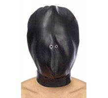 Капюшон для БДСМ Fetish Tentation Closed BDSM hood in leatherette