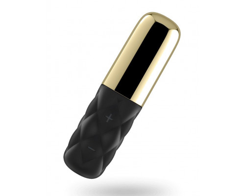 Потужний міні-вібратор Satisfyer Mini Lovely Honey Gold зі знімним ковпачком, 15 режимів роботи