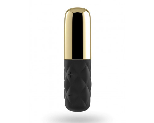 Потужний міні-вібратор Satisfyer Mini Lovely Honey Gold зі знімним ковпачком, 15 режимів роботи