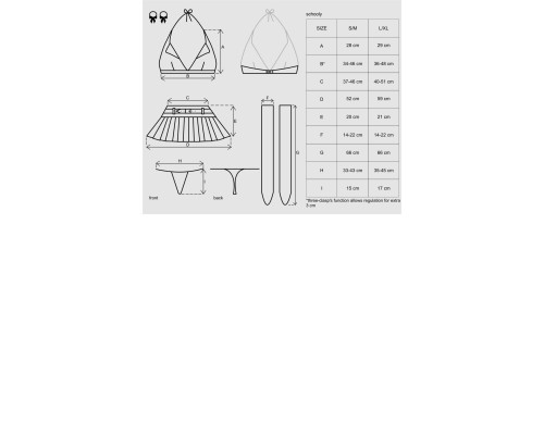 Obsessive Schooly 5 pcs costume L/XL