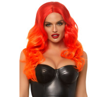 Leg Avenue Ombre long wavy wig Orange