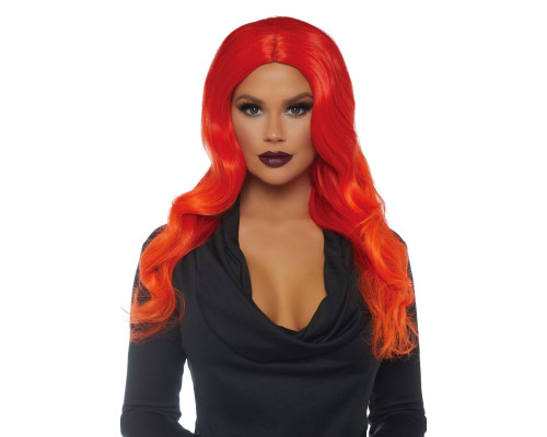 Leg Avenue Ombre long wavy wig Orange