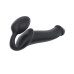 Безремневой страпон Strap-On-Me Black L, полностью регулируемый, диаметр 3,7см