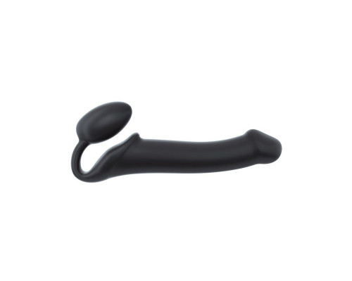 Безремневой страпон Strap-On-Me Black L, полностью регулируемый, диаметр 3,7см