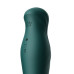 Смарт-вібратор-пульсатор Zalo — King Turquoise Green, кристал Swarovski