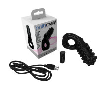 Эрекционное виброкольцо Bathmate Vibe Ring Tickle со большим стимулятором клитора или яичек