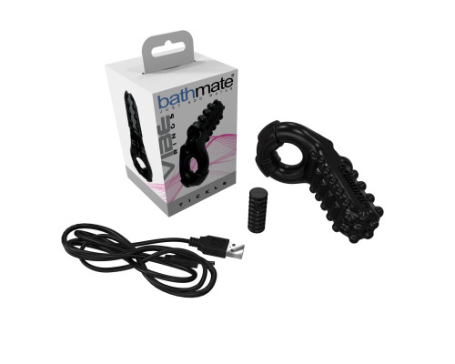 Эрекционное виброкольцо Bathmate Vibe Ring Tickle со большим стимулятором клитора или яичек