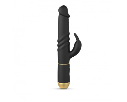 Вібратор Dorcel Furious Rabbit 2.0 зі зворотно-поступальними рухами голівки, що перезаряджається