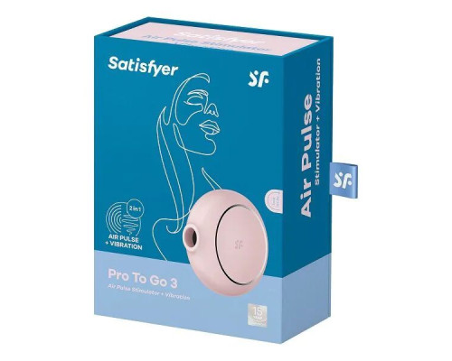 Вакуумний стимулятор Satisfyer Pro To Go 3 Rose