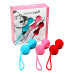 Вагінальні кульки Satisfyer Power Balls (3 пари), діаметр 3,4см, вага 60-76-92гр, з кулькою всередині