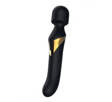 Вібромасажер 2-в-1 Dorcel Dual Orgasms Gold класичний масажер і вібратор з перловим масажем