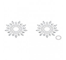 Пестіс з кристалів Petits Joujoux Gloria set of 2 - Silver, прикраса на груди