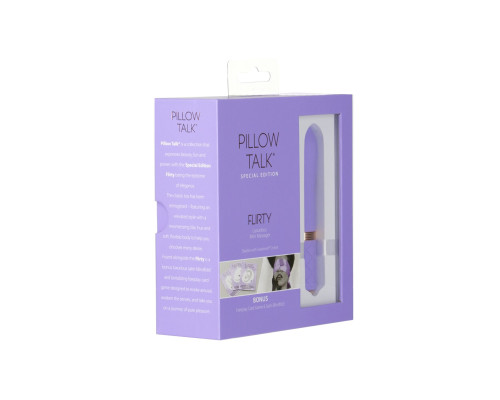 Вібропуля PILLOW TALK Special Edition Flirty Purple з кристалом Swarovski